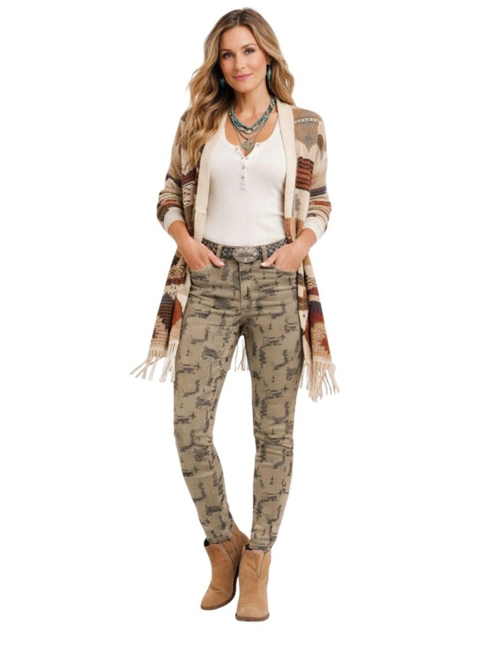 FREE PEOPLE Olive Green Patch Skinny Jegging Jeans Size 27 Super Stretchy Boho